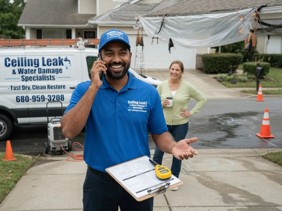 Ceiling Leak Cleanup Plainfield, IA FAQs